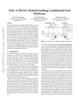 TGh: A TEE/GC Hybrid Enabling Confidential FaaS Platforms
