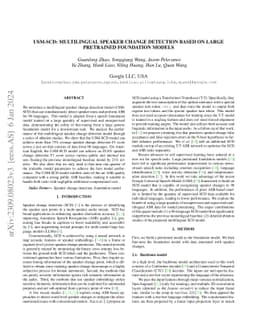 USM-SCD: Multilingual Speaker Change Detection Based on Large Pretrained
  Foundation Models
