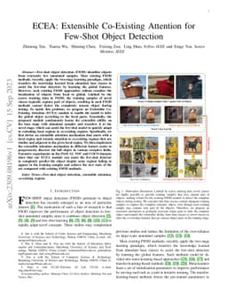ECEA: Extensible Co-Existing Attention for Few-Shot Object Detection