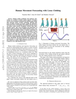 Human Movement Forecasting with Loose Clothing