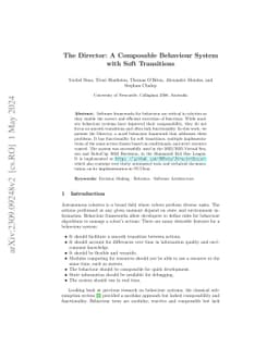 The Director: A Composable Behaviour System with Soft Transitions