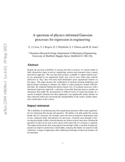 A spectrum of physics-informed Gaussian processes for regression in
  engineering