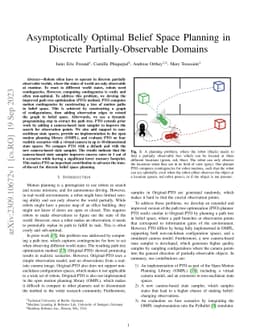 Asymptotically Optimal Belief Space Planning in Discrete
  Partially-Observable Domains
