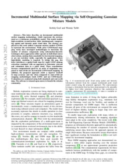 Incremental Multimodal Surface Mapping via Self-Organizing Gaussian
  Mixture Models