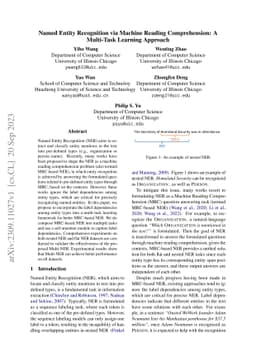 Named Entity Recognition via Machine Reading Comprehension: A Multi-Task
  Learning Approach