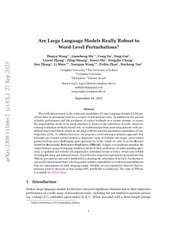Are Large Language Models Really Robust to Word-Level Perturbations?