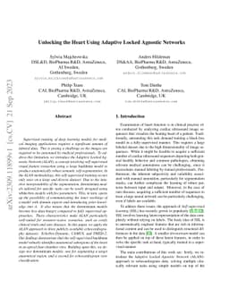Unlocking the Heart Using Adaptive Locked Agnostic Networks