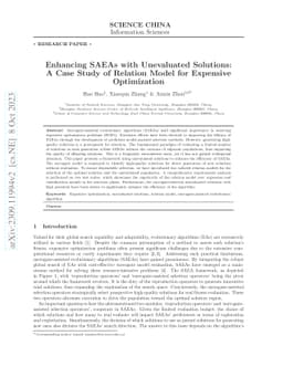 Enhancing SAEAs with Unevaluated Solutions: A Case Study of Relation
  Model for Expensive Optimization