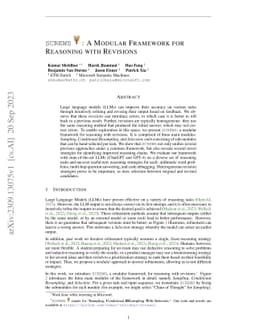 SCREWS: A Modular Framework for Reasoning with Revisions