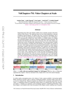 VidChapters-7M: Video Chapters at Scale