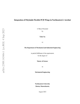 Integration of Polyimide Flexible PCB Wings in Northeastern Aerobat