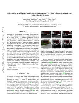 SSPFusion: A Semantic Structure-Preserving Approach for Infrared and
  Visible Image Fusion