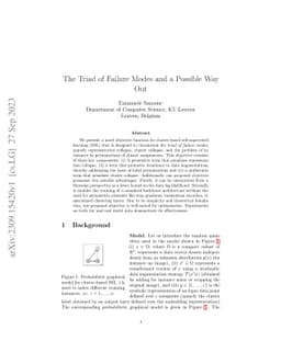 The Triad of Failure Modes and a Possible Way Out