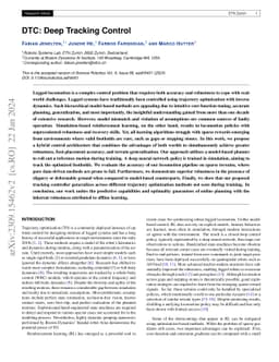 DTC: Deep Tracking Control