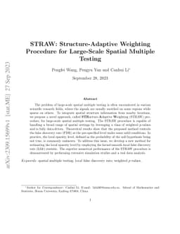 STRAW: Structure-Adaptive Weighting Procedure for Large-Scale Spatial
  Multiple Testing
