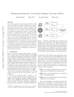 Disinformation Detection: An Evolving Challenge in the Age of LLMs