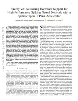 FireFly v2: Advancing Hardware Support for High-Performance Spiking
  Neural Network with a Spatiotemporal FPGA Accelerator
