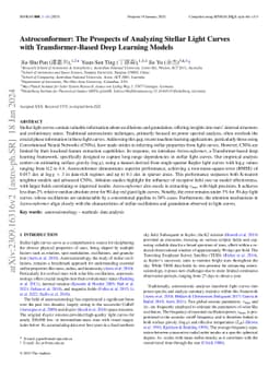 Astroconformer: The Prospects of Analyzing Stellar Light Curves with
  Transformer-Based Deep Learning Models