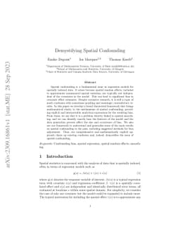 Demystifying Spatial Confounding
