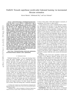 FedZeN: Towards superlinear zeroth-order federated learning via
  incremental Hessian estimation