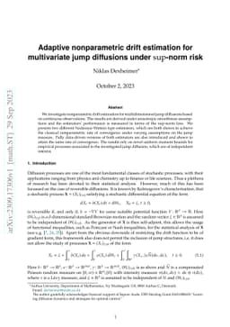 Adaptive nonparametric drift estimation for multivariate jump diffusions
  under sup-norm risk