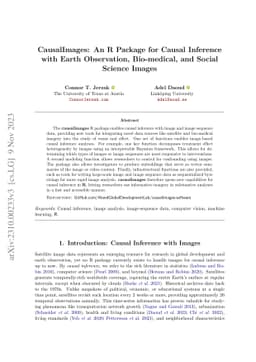 CausalImages: An R Package for Causal Inference with Earth Observation,
  Bio-medical, and Social Science Images