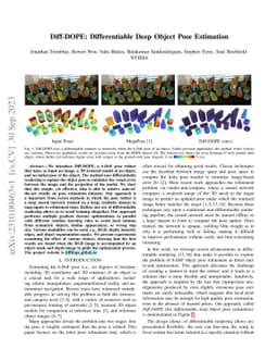 Diff-DOPE: Differentiable Deep Object Pose Estimation