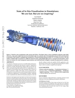 State of In Situ Visualization in Simulations: We are fast. But are we
  inspiring?