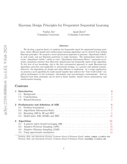 Bayesian Design Principles for Frequentist Sequential Learning