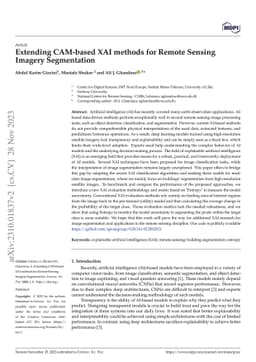 Extending CAM-based XAI methods for Remote Sensing Imagery Segmentation
