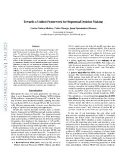 Towards a Unified Framework for Sequential Decision Making