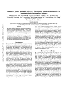MIDDAG: Where Does Our News Go? Investigating Information Diffusion via
  Community-Level Information Pathways
