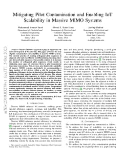 Mitigating Pilot Contamination and Enabling IoT Scalability in Massive
  MIMO Systems