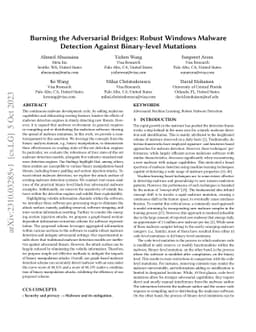 Burning the Adversarial Bridges: Robust Windows Malware Detection
  Against Binary-level Mutations