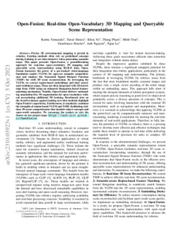 Open-Fusion: Real-time Open-Vocabulary 3D Mapping and Queryable Scene
  Representation