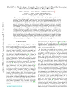 FluxGAN: A Physics-Aware Generative Adversarial Network Model for
  Generating Microstructures That Maintain Target Heat Flux