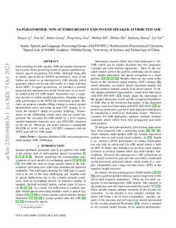 SA-Paraformer: Non-autoregressive End-to-End Speaker-Attributed ASR