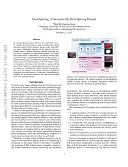GreatSplicing: A Semantically Rich Splicing Dataset