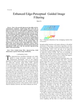 Enhanced Edge-Perceptual Guided Image Filtering