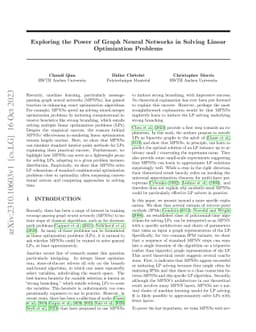 Exploring the Power of Graph Neural Networks in Solving Linear
  Optimization Problems