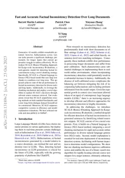 Fast and Accurate Factual Inconsistency Detection Over Long Documents