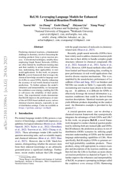 ReLM: Leveraging Language Models for Enhanced Chemical Reaction
  Prediction