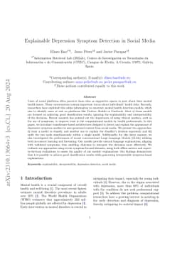 Explainable Depression Symptom Detection in Social Media