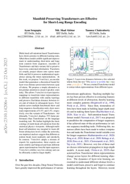 Manifold-Preserving Transformers are Effective for Short-Long Range
  Encoding