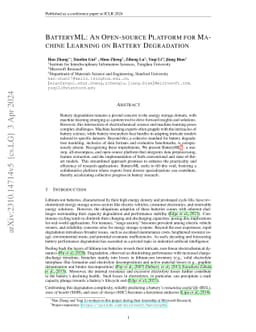 BatteryML:An Open-source platform for Machine Learning on Battery
  Degradation