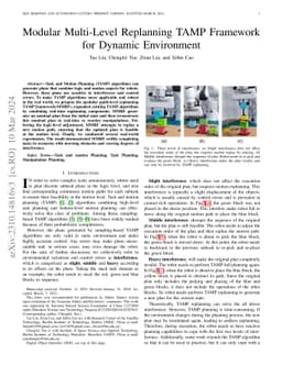 Modular Multi-Level Replanning TAMP Framework for Dynamic Environment