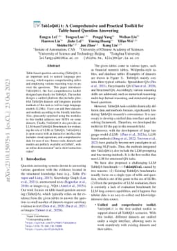 TableQAKit: A Comprehensive and Practical Toolkit for Table-based
  Question Answering