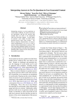 Interpreting Answers to Yes-No Questions in User-Generated Content