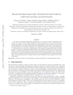 Beyond Jacobian-based tasks: Extended set-based tasks for multi-task
  execution and prioritization