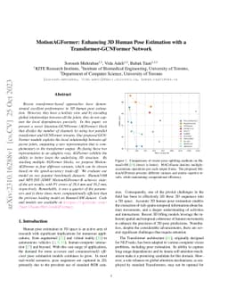 MotionAGFormer: Enhancing 3D Human Pose Estimation with a
  Transformer-GCNFormer Network